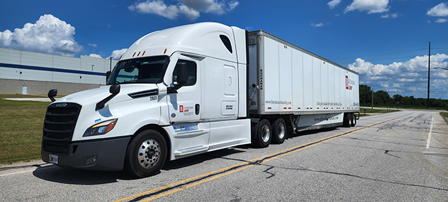 Buchanan Hauling dry van equipment supporting planned full truckload freight capacity for commercial shippers.