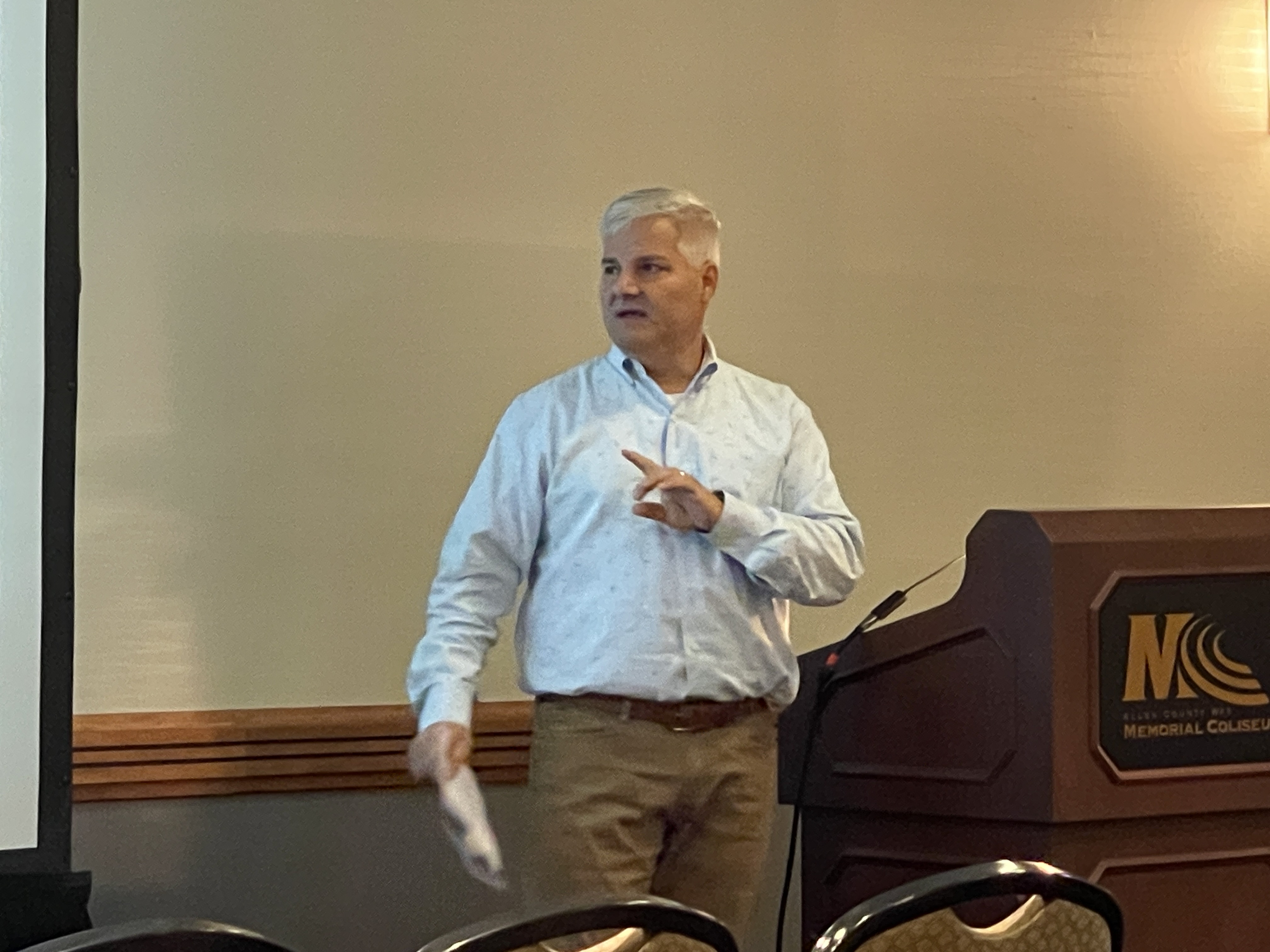 David Francis, CFO shares at Fort Wayne Expedite Expo