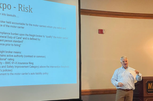 David Francis, CFO shares at Fort Wayne Expedite Expo