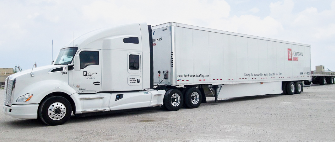 Buchanan Hauling and Rigging Dry Van Services