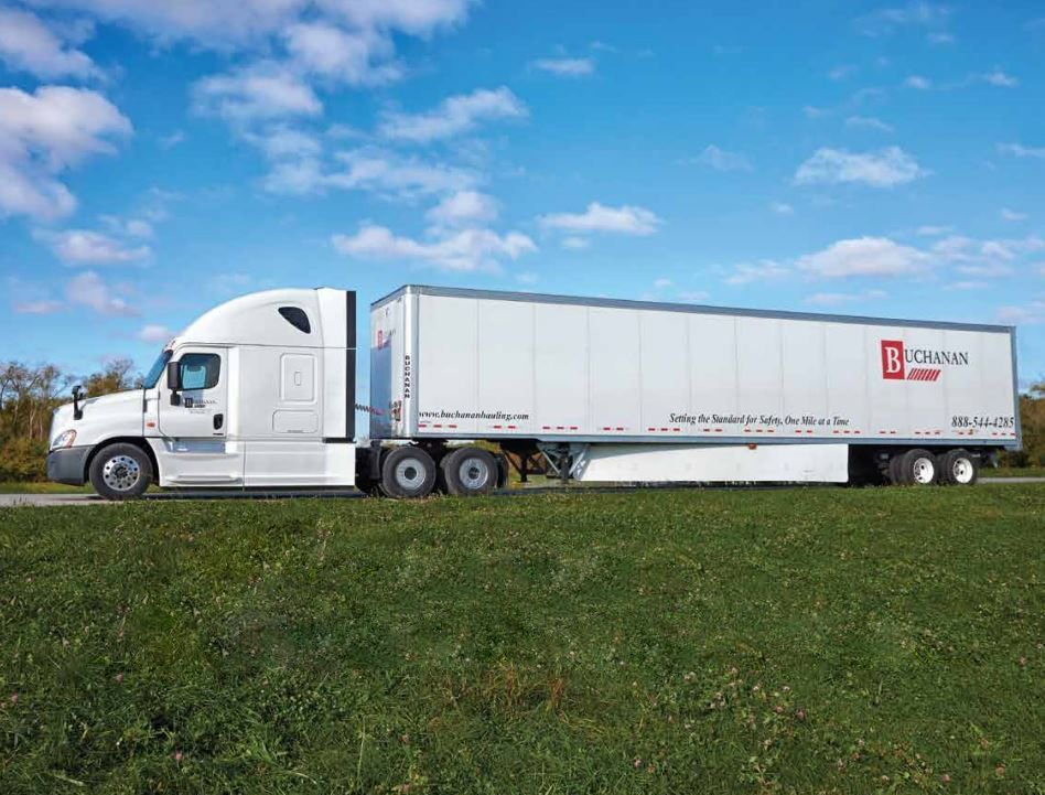 Buchanan hauling rigging expedited dry van delivery
