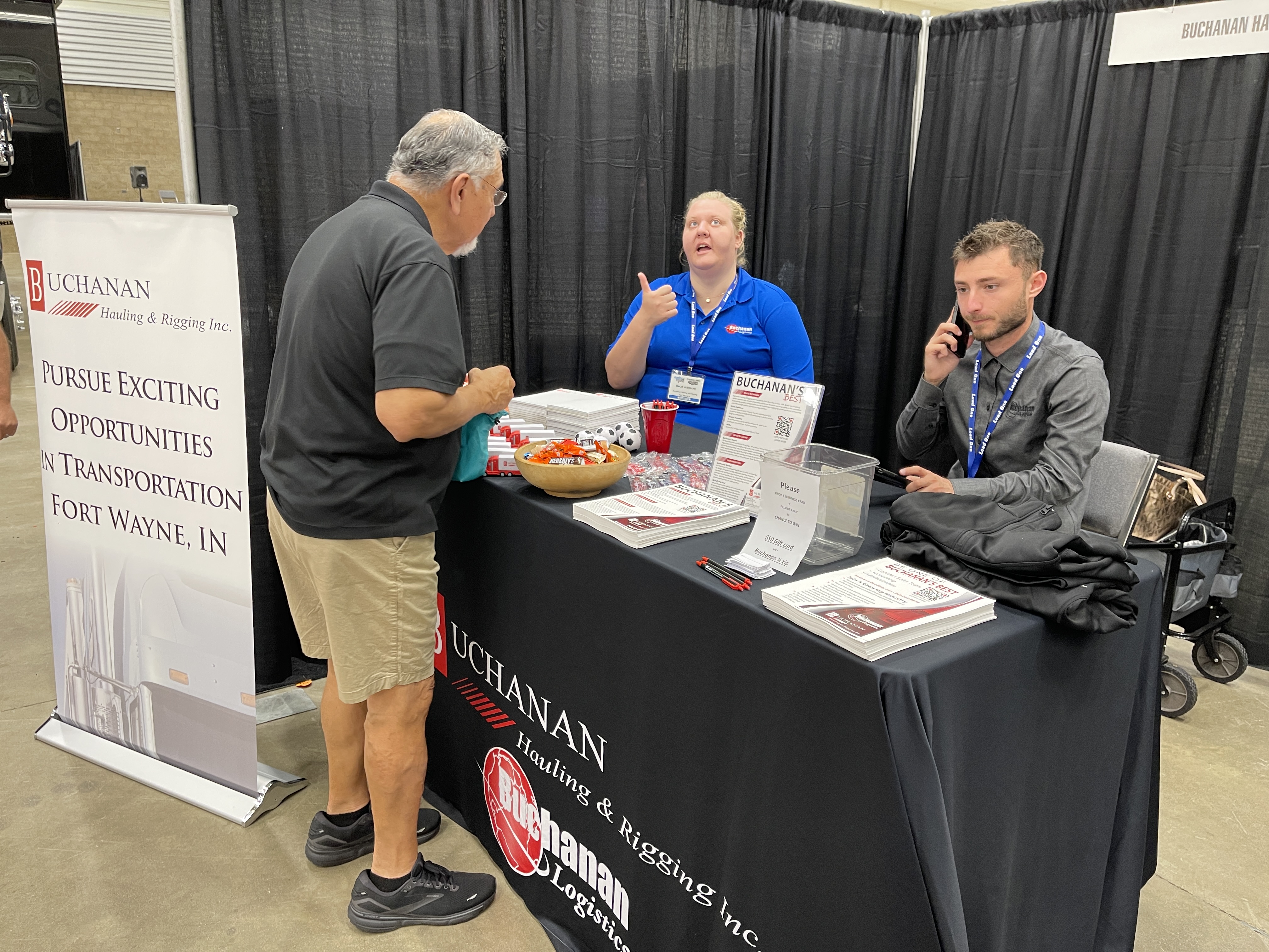 Buchanan team at Fort Wayne Expedite Expo