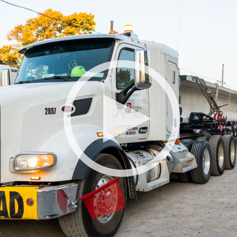 Buchanan Hauling & Rigging Girder Haul - IN to MI Buchanan Hauling & Rigging Girder Haul - IN to MI