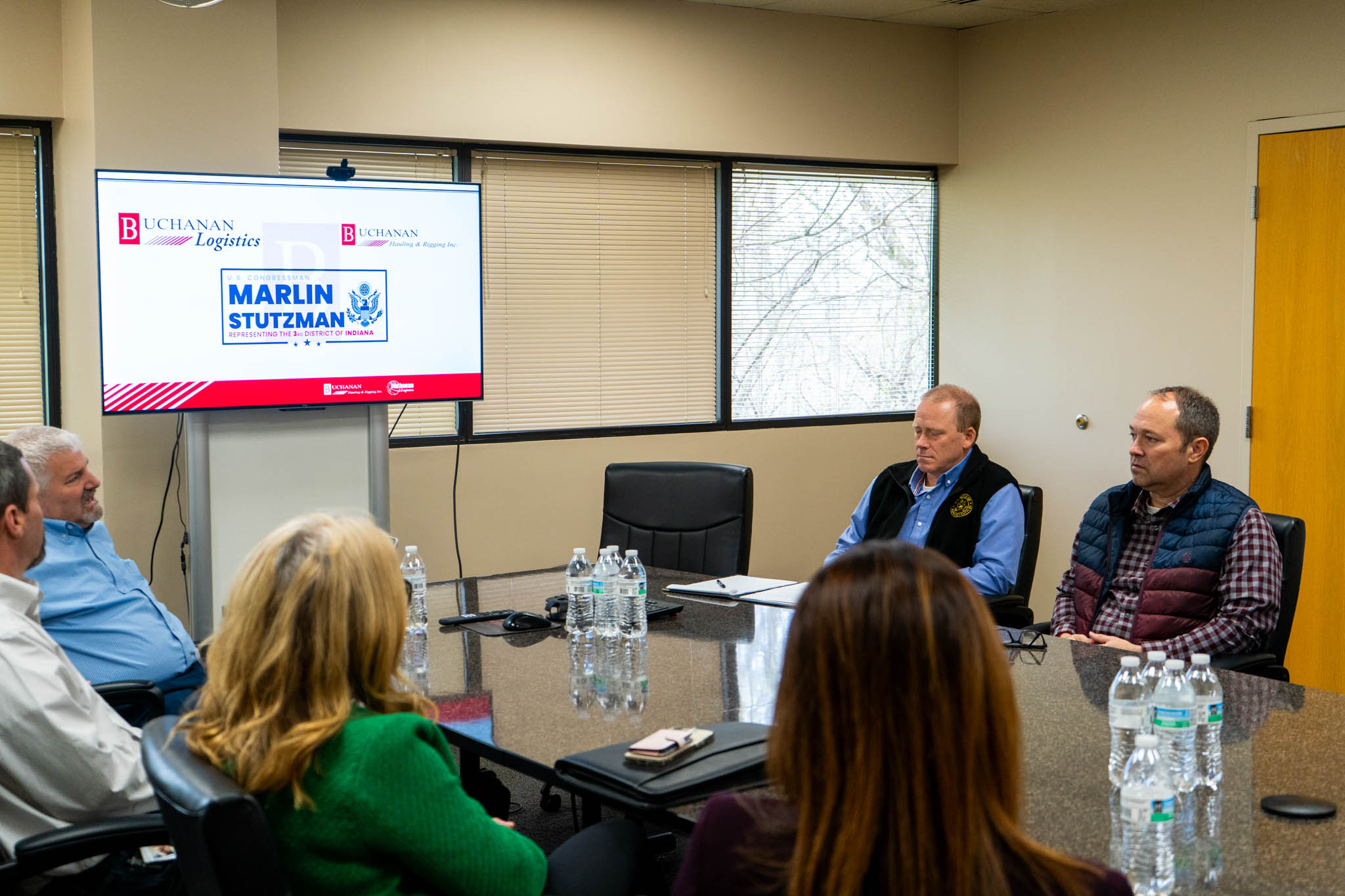 Marlin Stutzman Visits Buchanan