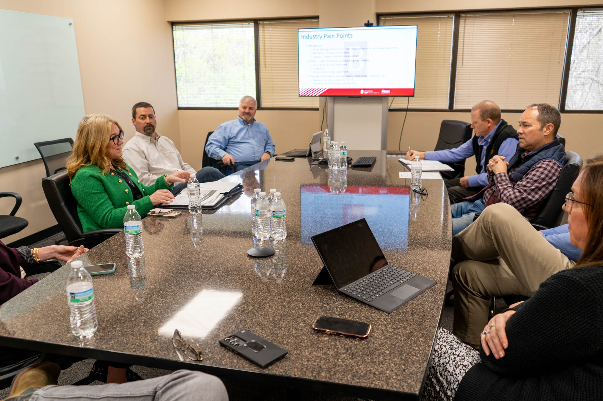 Marlin Stutzman Visits Buchanan