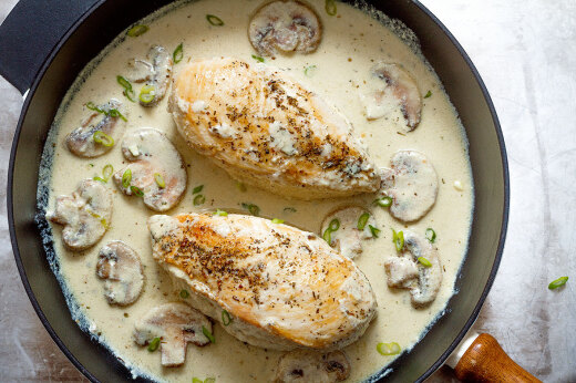 Crock-Pot Chicken & Mushrooms