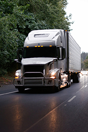 commercial trucking fleet operating nationwide freight transport