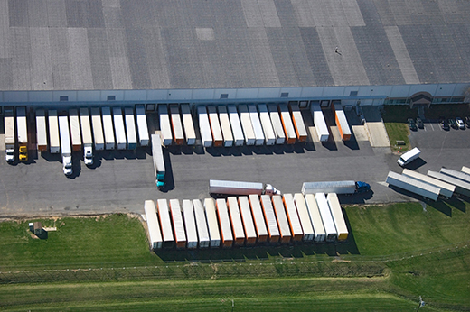 urgent shipment being loaded onto freight truck