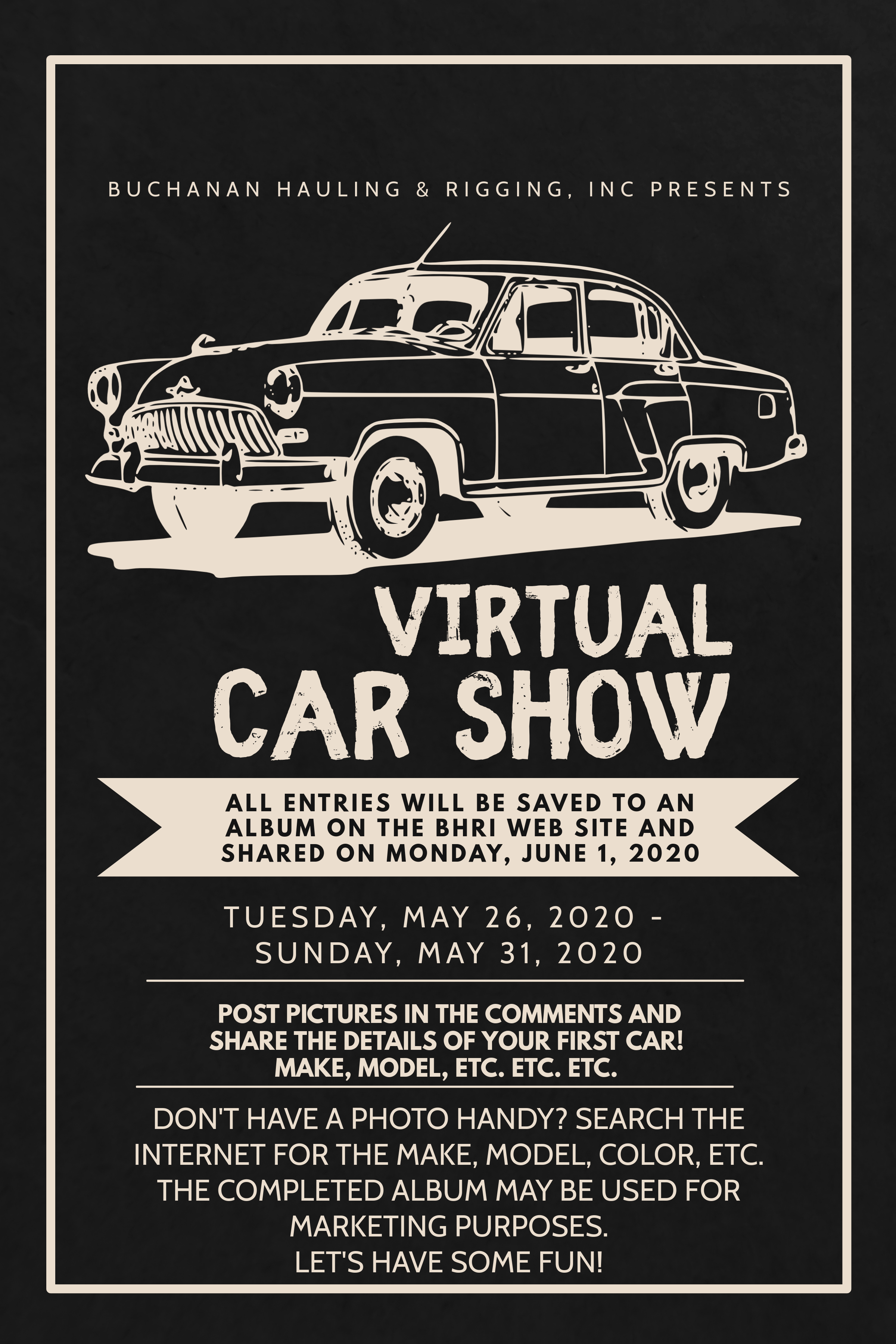 Buchanan Virtual Car Show - 2020
