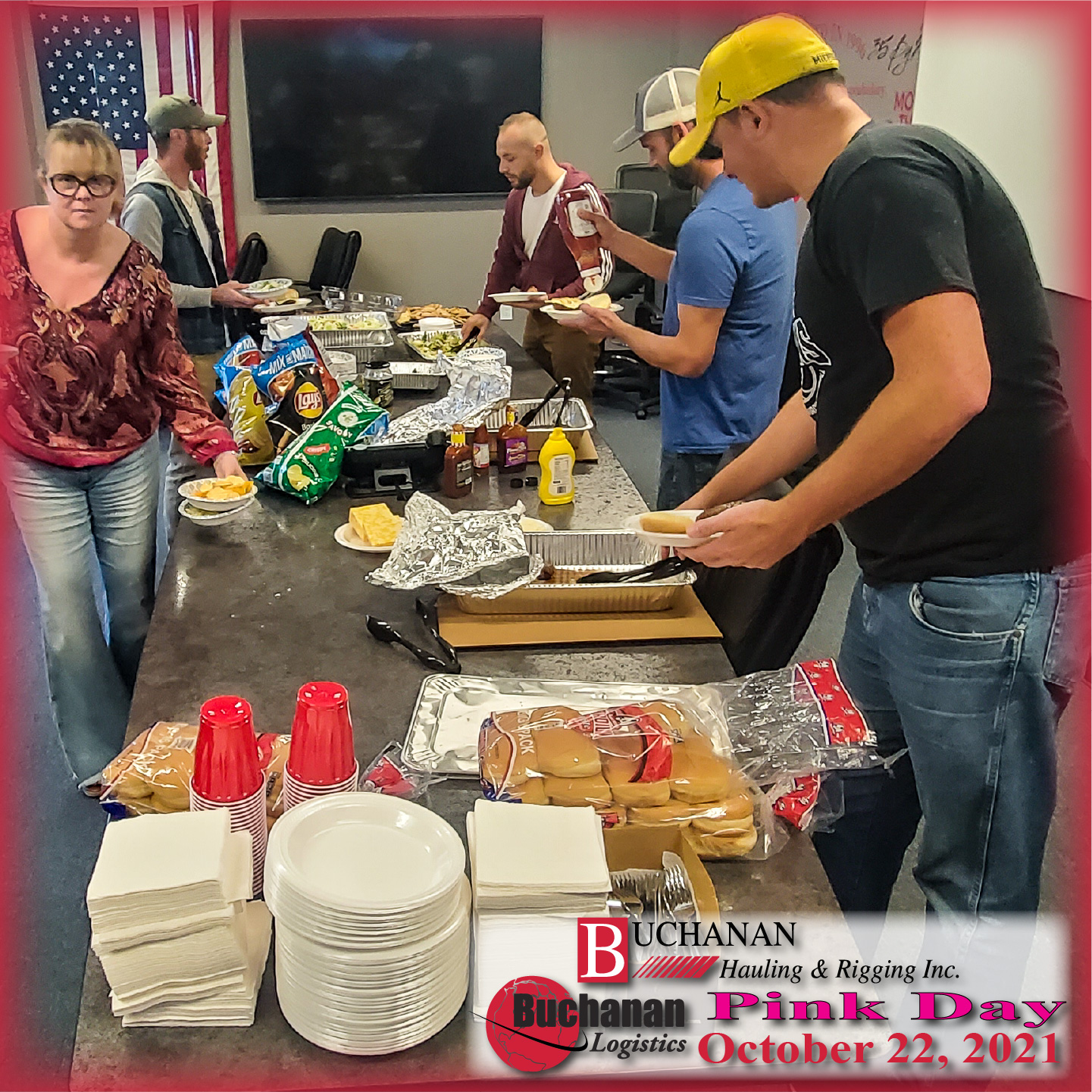 Buchanan supports Pink Day - October 2021