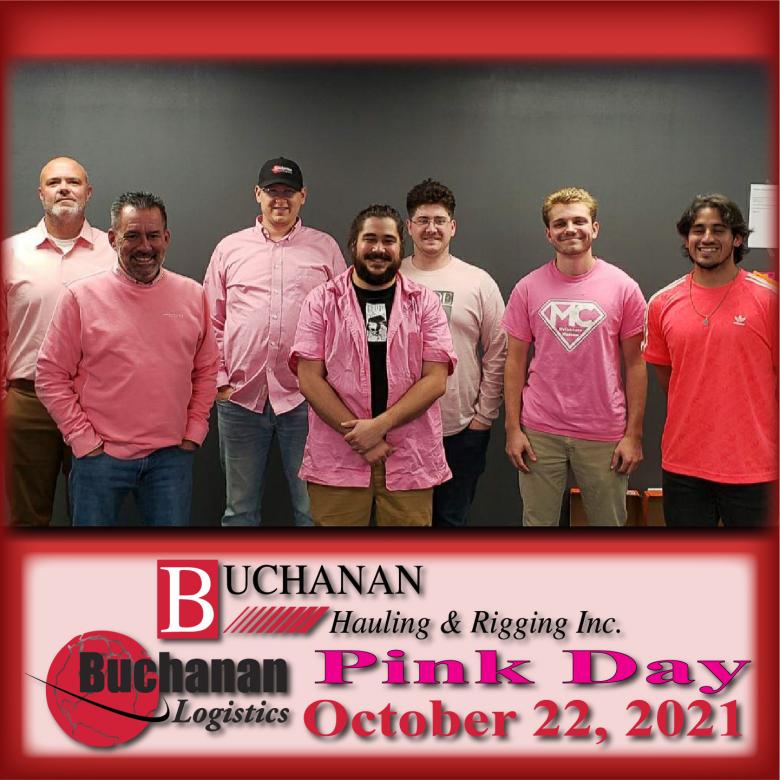 Buchanan supports Pink Day - October 2021 Buchanan supports Pink Day - October 2021