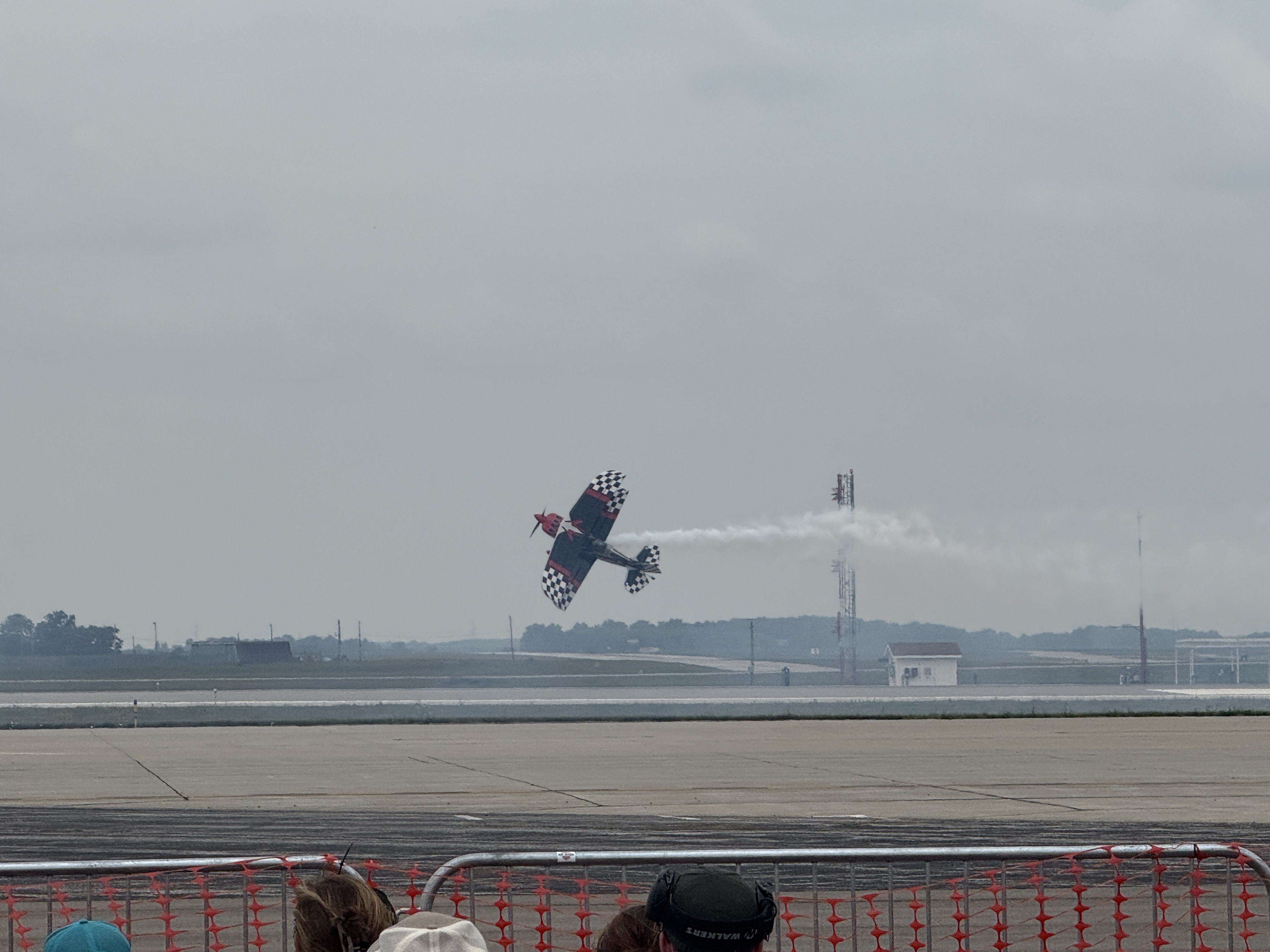 Trick flying at the 2025 Fort Wayne Air Show