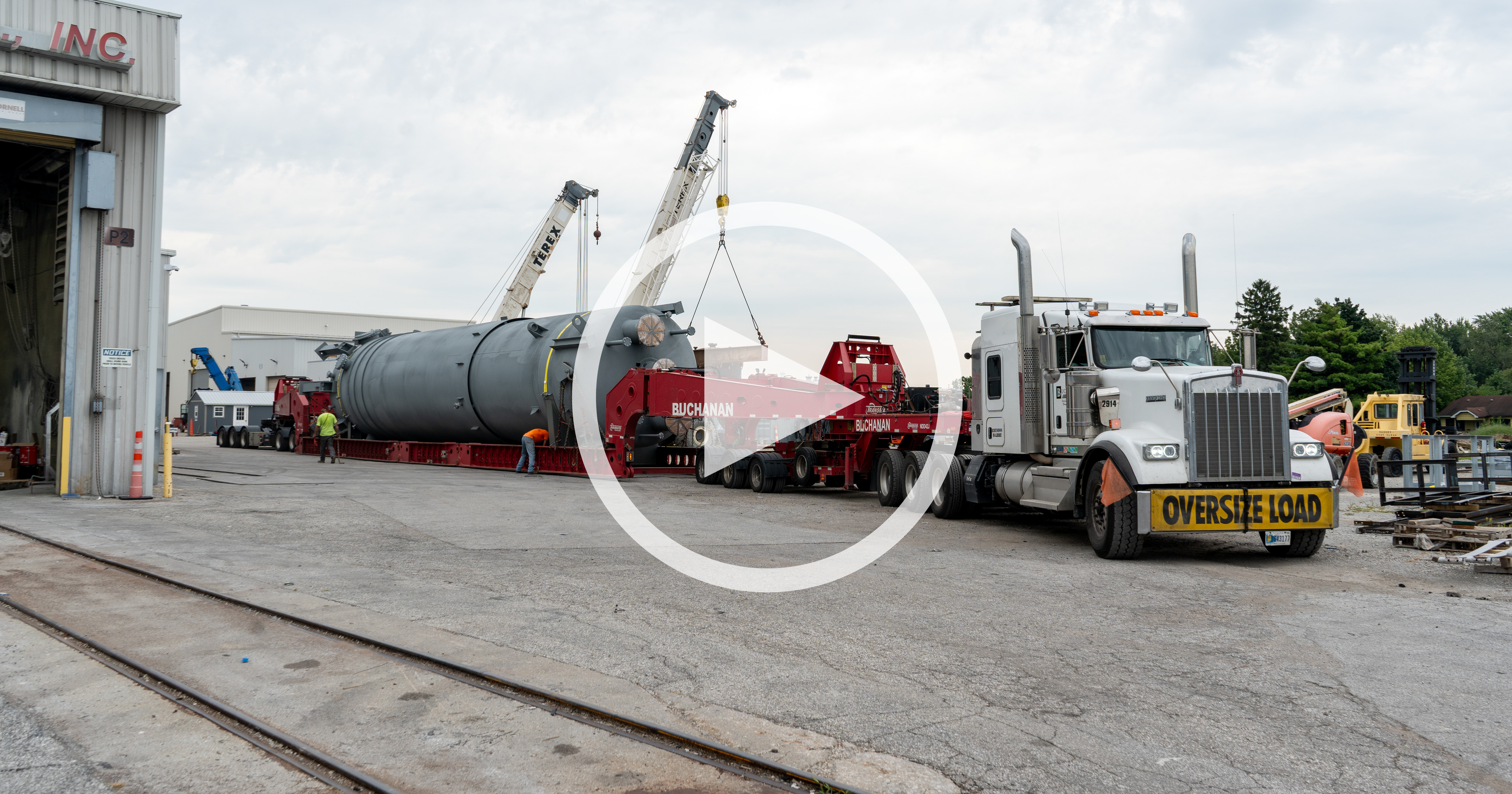 Large Tank Heavy Haul - Indianapolis, IN to Kansas