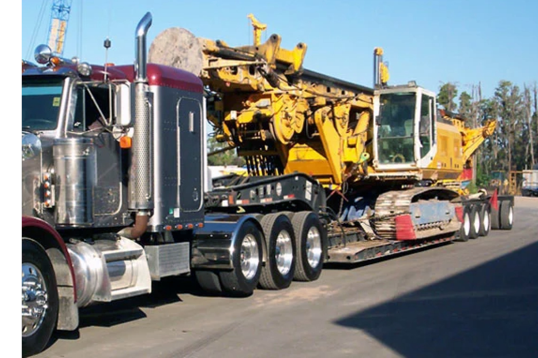Buchanan provides a mining company transport of their equipment.