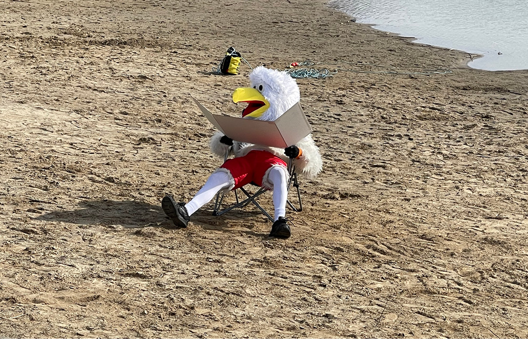 Buchanan participates in the Polar Plunge to benefit Special Olympics