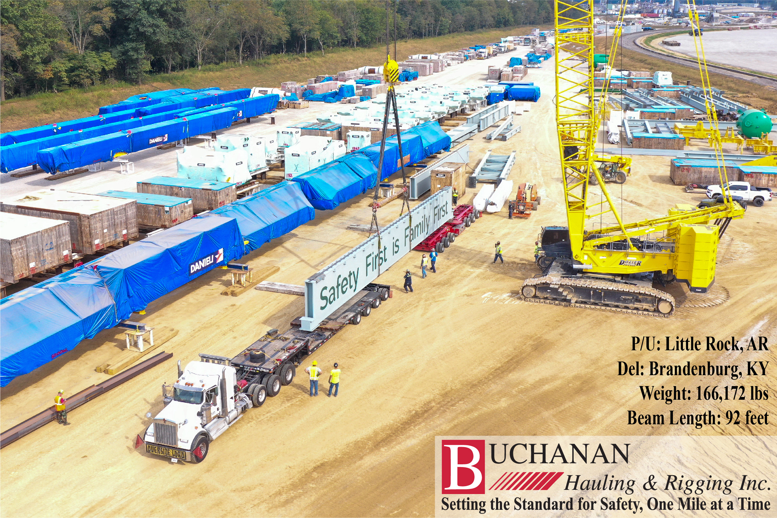 Buchanan Moves a 92 Foot Beam - AR to KY