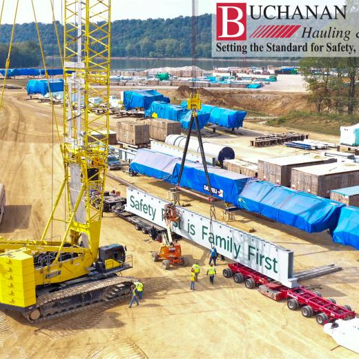 Buchanan Moves a 92 Foot Beam - AR to KY Buchanan Moves a 92 Foot Beam - AR to KY