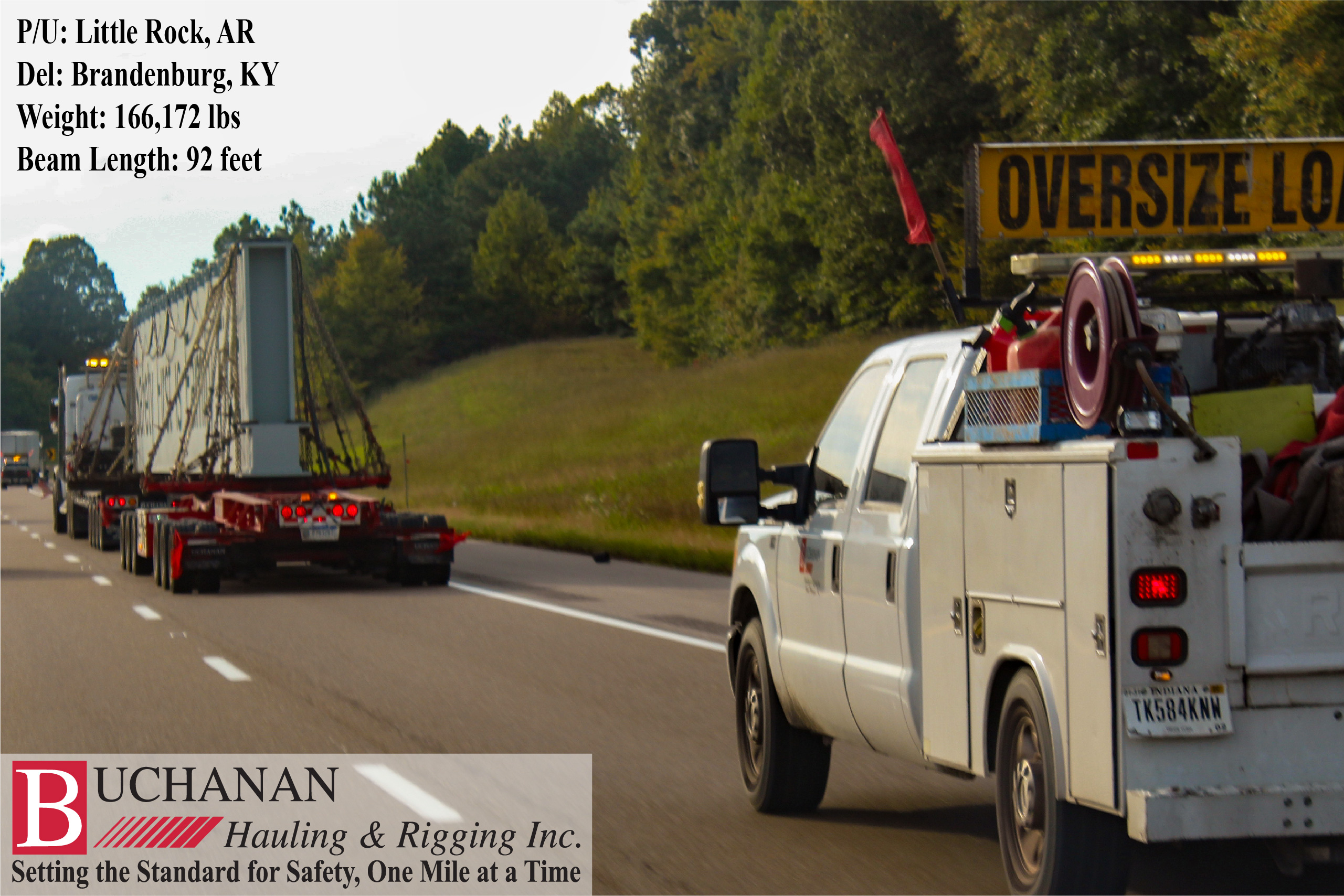 Buchanan Moves a 92 Foot Beam - AR to KY