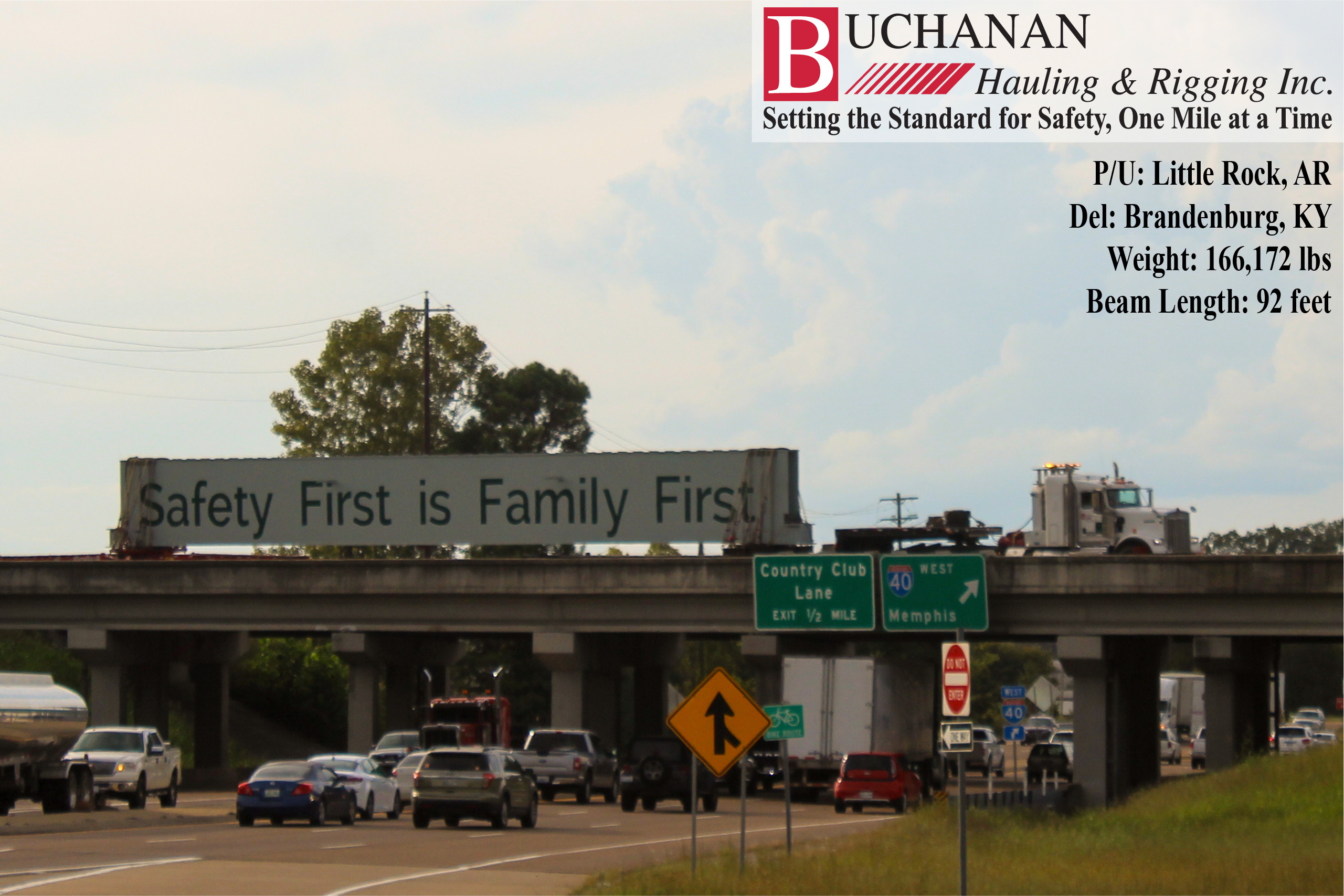 Buchanan Moves a 92 Foot Beam - AR to KY