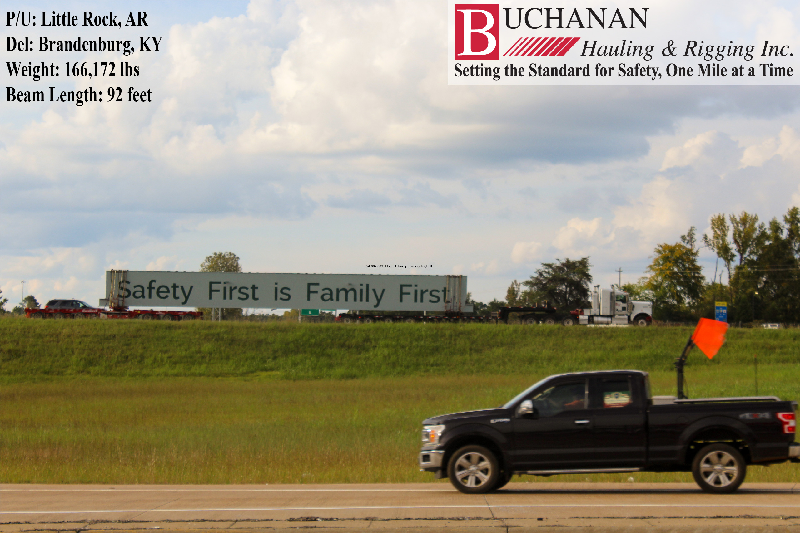 Buchanan Moves a 92 Foot Beam - AR to KY