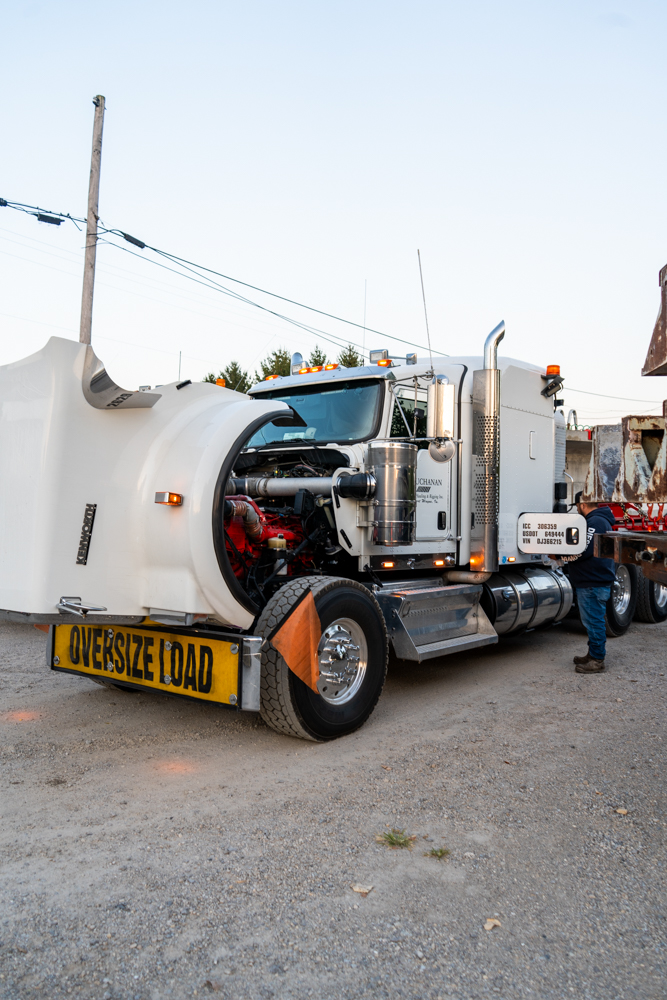 Buchanan Girder Haul from Decatur, IN to Novi, MI