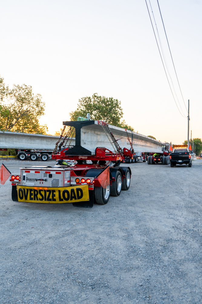 Buchanan Girder Haul from Decatur, IN to Novi, MI