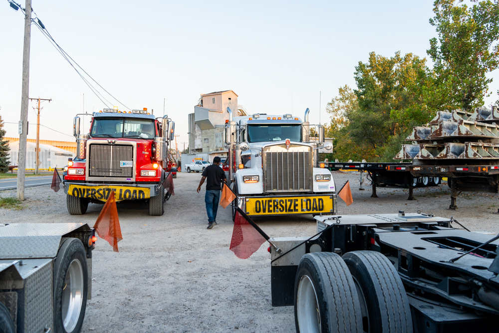 Buchanan Girder Haul from Decatur, IN to Novi, MI