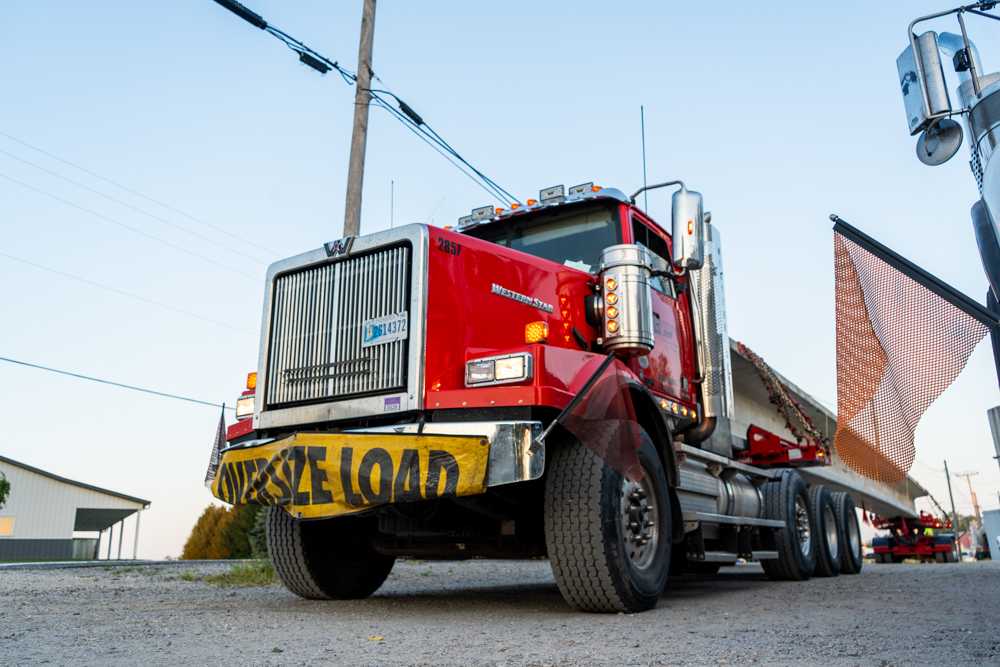 Buchanan Girder Haul from Decatur, IN to Novi, MI
