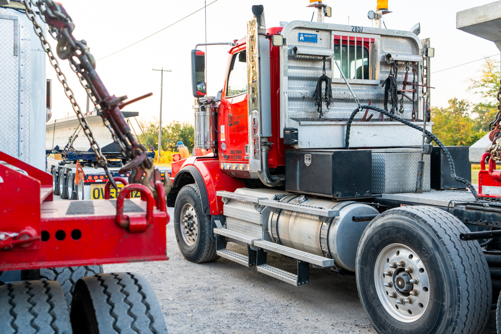 Buchanan Girder Haul from Decatur, IN to Novi, MI