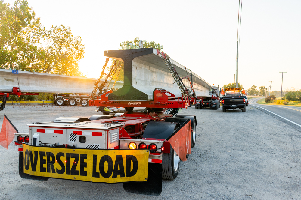 Buchanan Girder Haul from Decatur, IN to Novi, MI