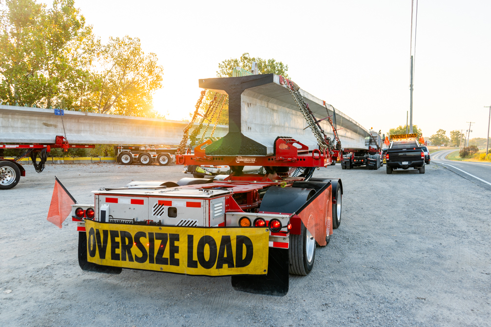 Buchanan Girder Haul from Decatur, IN to Novi, MI