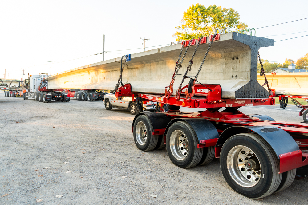 Buchanan Girder Haul from Decatur, IN to Novi, MI