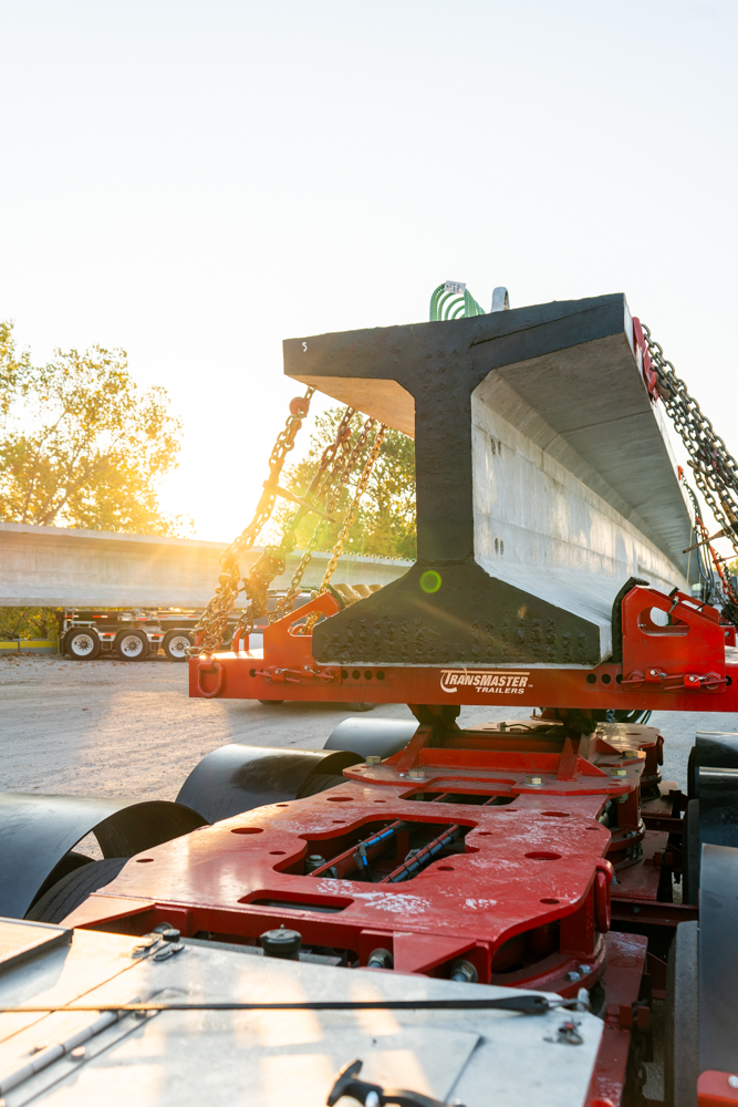 Buchanan Girder Haul from Decatur, IN to Novi, MI