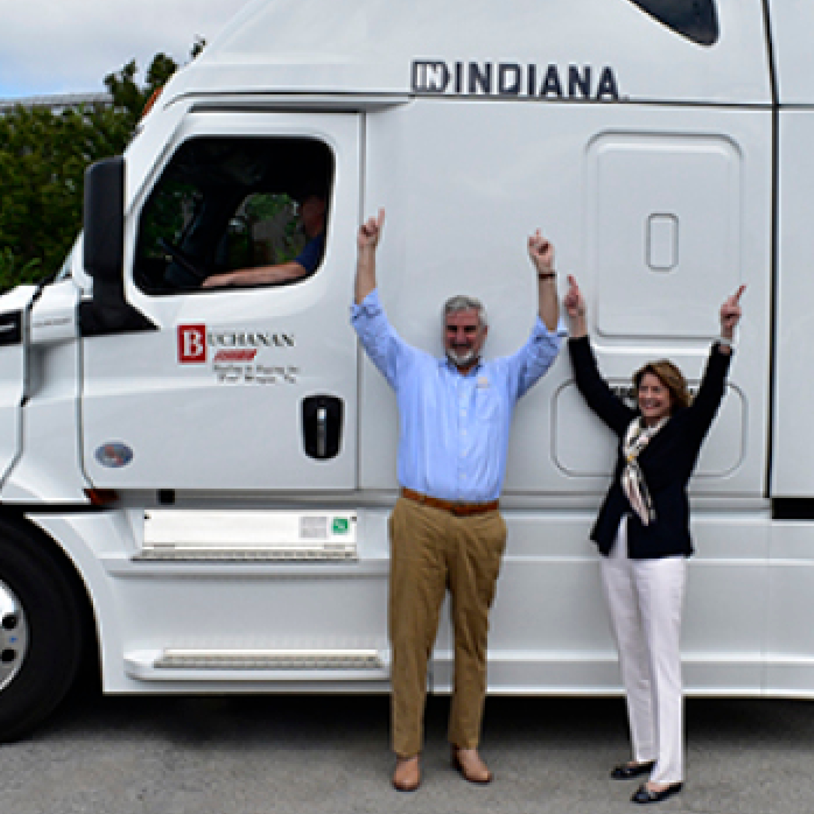 Geary Buchanan & Indiana Governor Eric Holcomb