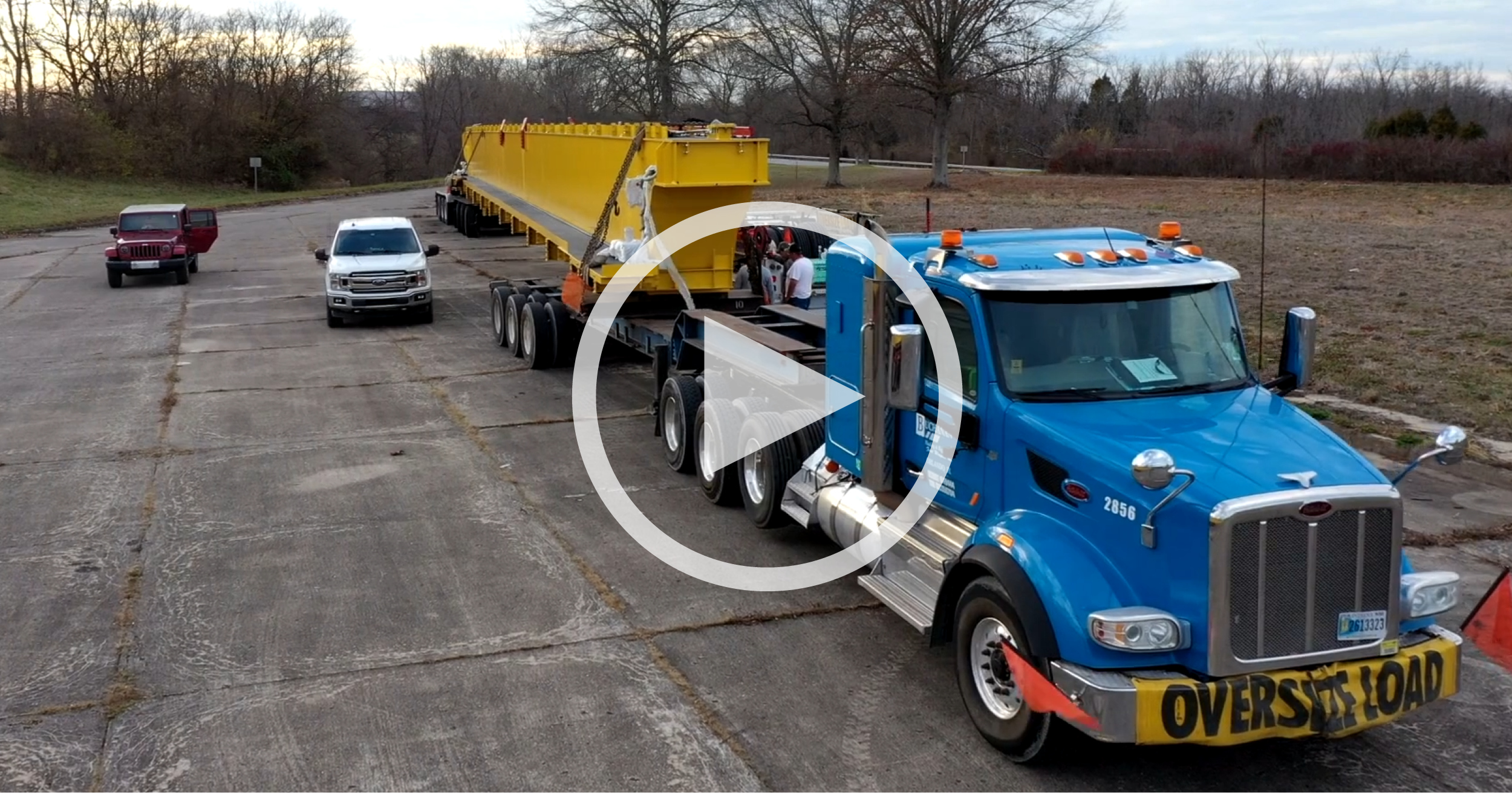 Buchanan Hauls 133 ft Girder from LA to OH