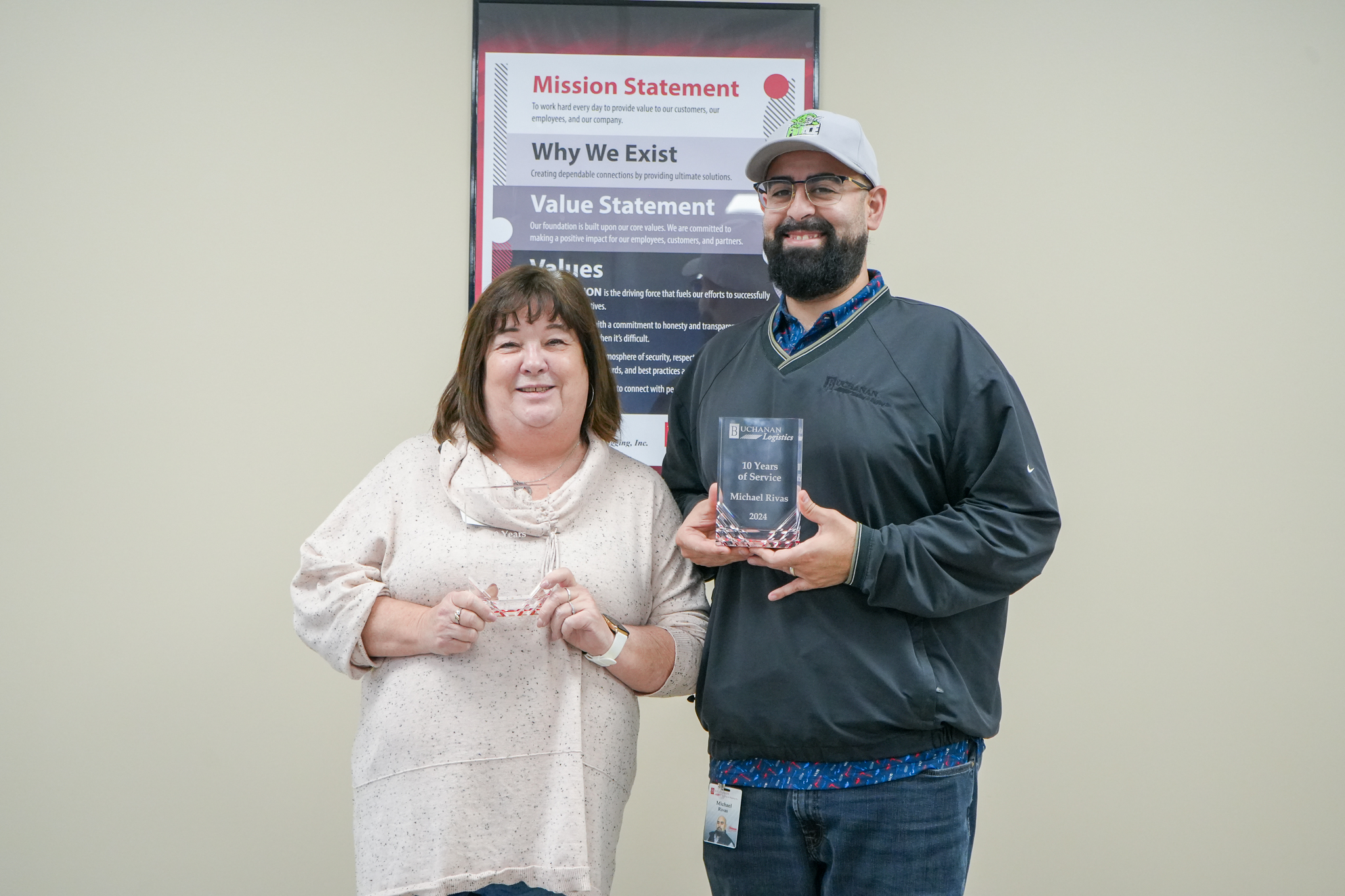 Buchanan Milestone Achievement Awards