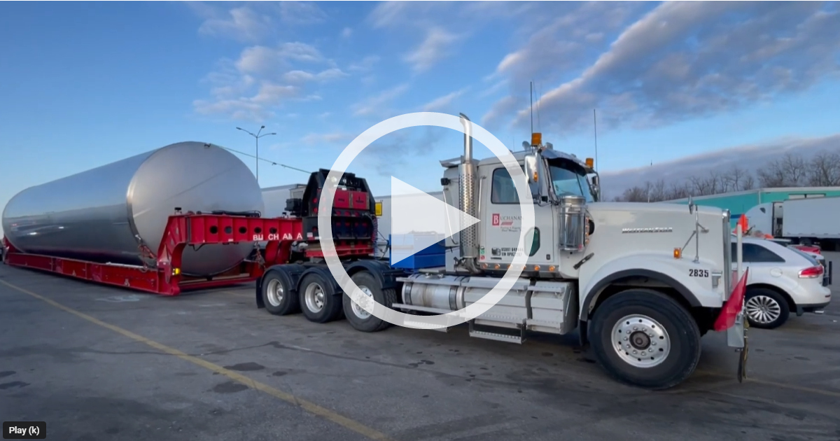 60-Foot Silo Haul - Buchanan Gets It Done
