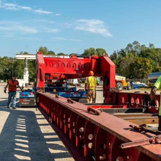 Buchanan Hauling & Rigging Simpac Press Haul Buchanan Hauling & Rigging Simpac Press Haul