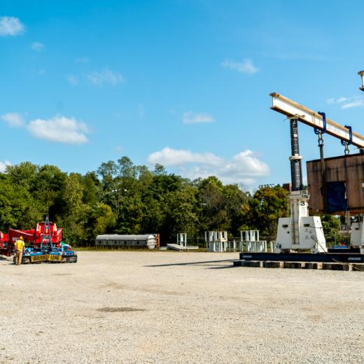 Buchanan Hauling & Rigging Simpac Press Haul Buchanan Hauling & Rigging Simpac Press Haul