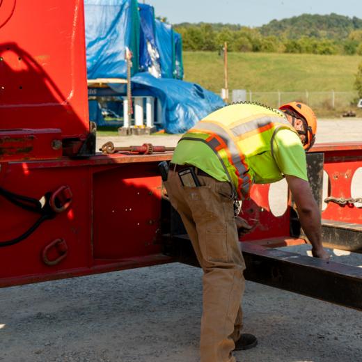 Buchanan Hauling & Rigging Simpac Press Haul Buchanan Hauling & Rigging Simpac Press Haul
