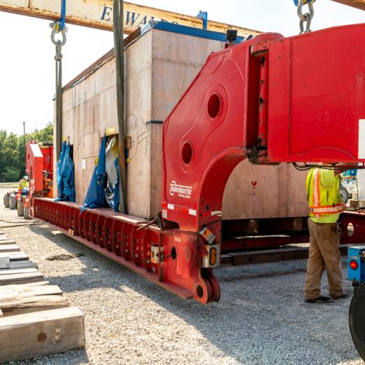 Buchanan Hauling & Rigging Simpac Press Haul Buchanan Hauling & Rigging Simpac Press Haul