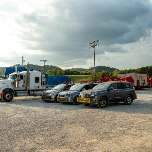 Buchanan Hauling & Rigging Simpac Press Haul Buchanan Hauling & Rigging Simpac Press Haul