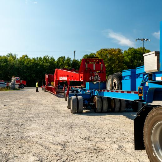 Buchanan Hauling & Rigging Simpac Press Haul Buchanan Hauling & Rigging Simpac Press Haul