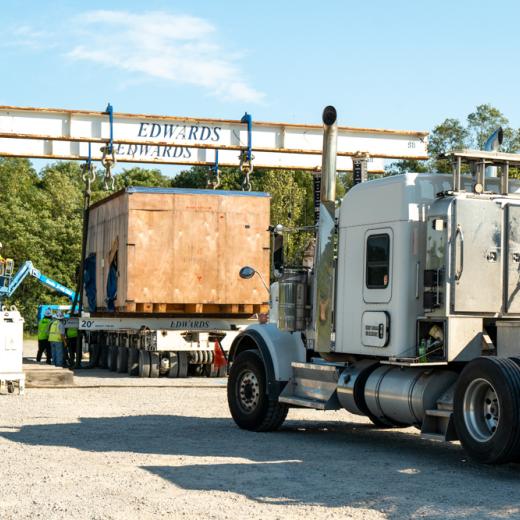 Buchanan Hauling & Rigging Simpac Press Haul Buchanan Hauling & Rigging Simpac Press Haul