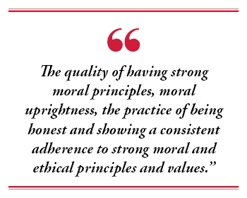 definition of Integrity