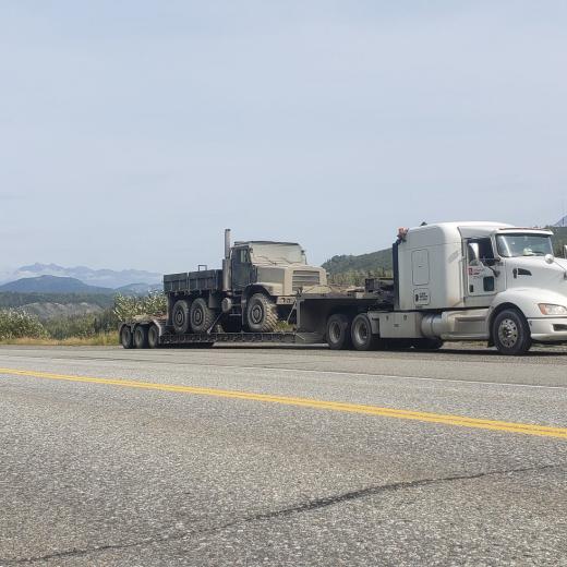 Buchanan Hauling Step Deck Military Transport Buchanan Hauling Step Deck Military Transport