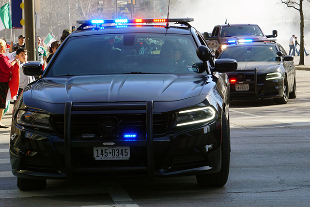 Patrol units look for infractions on carrier trucks to protect all on the road.