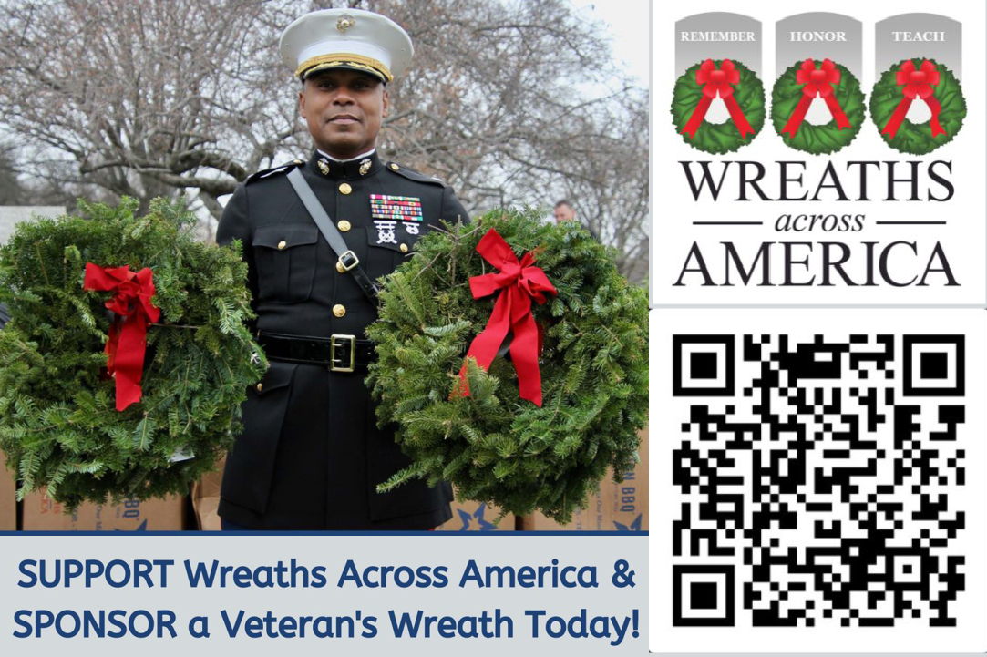 Donate QR for Wreaths Across America
