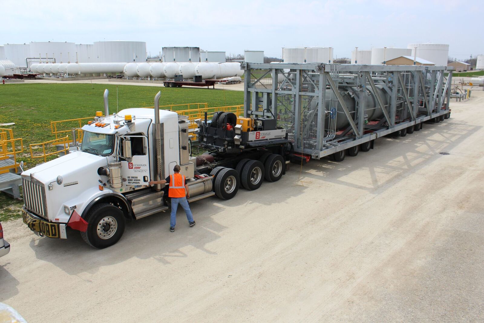 Buchanan 19-Axle Heavy Haul Load