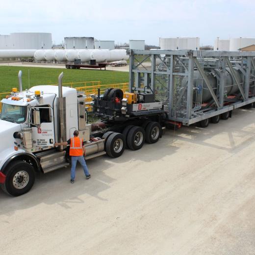 Buchanan 19-Axle Heavy Haul Load Buchanan 19-Axle Heavy Haul Load